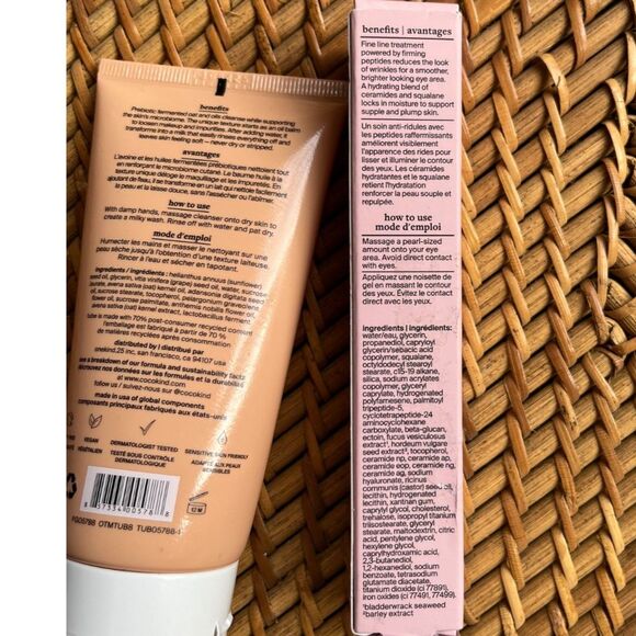 Cocokind Cleanser and Eye Gel Bundle - Picture 2 of 3